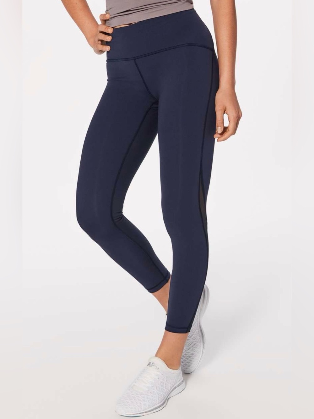 Lululemon Train Times 7/8 Pants Leggings Women’s Size 6 Midnight Navy Gym Yoga
